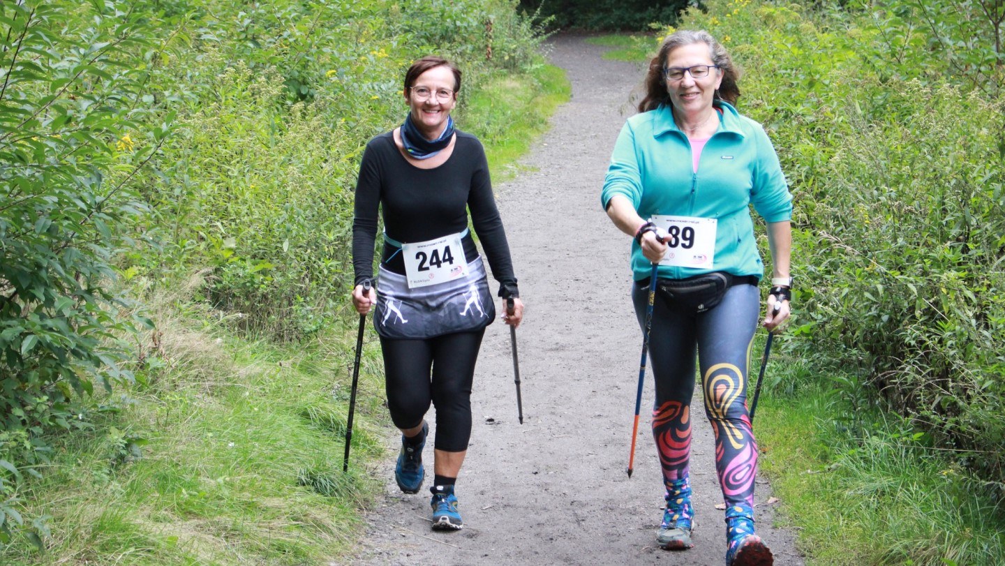 Ewa Zydek i Joanna Koścień z Bobry Walking